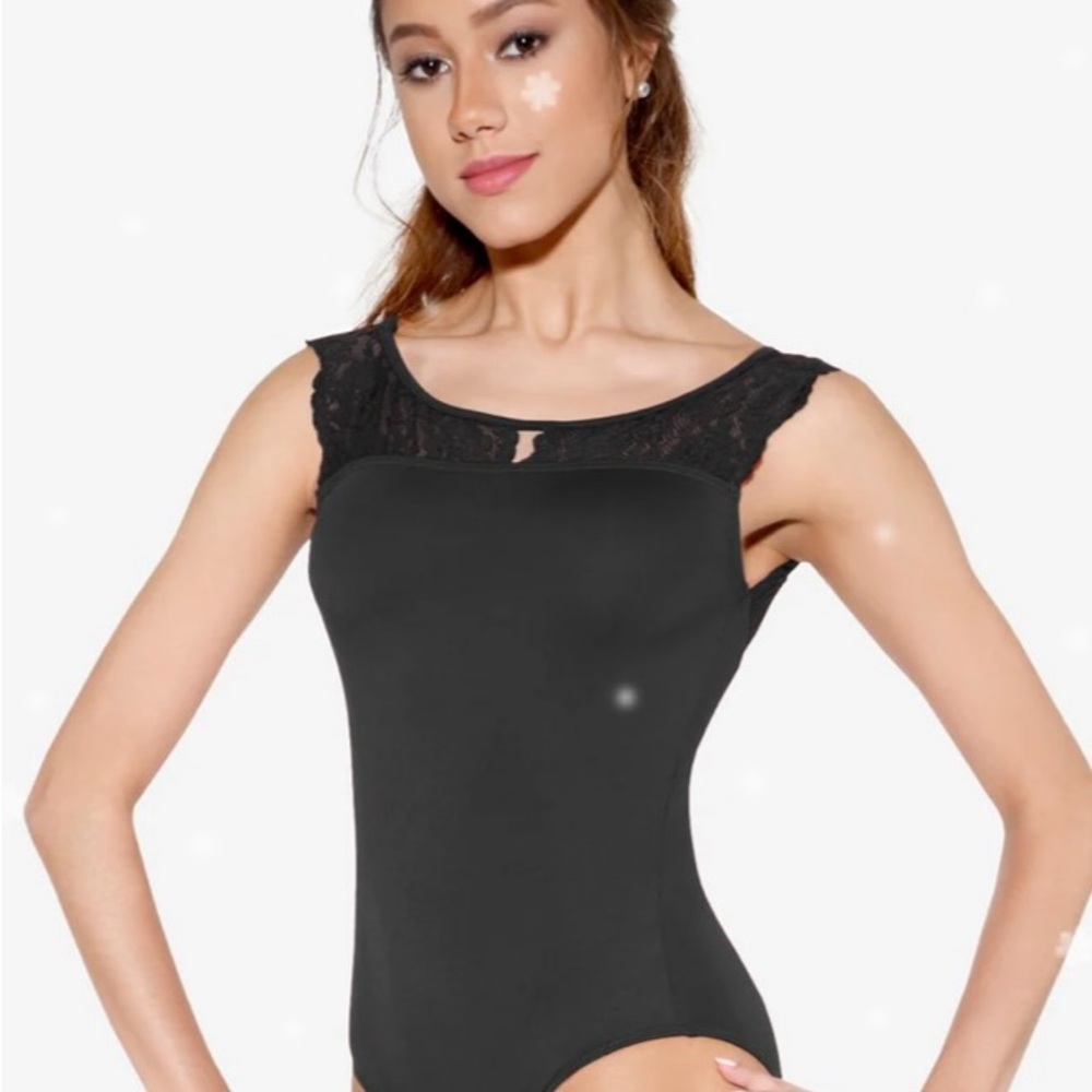 So Danca Adult Lace Detailed Tank Leotard (Style: MARCELLE - SL137)